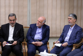 دیدار رئیس‌جمهور و اعضای هیئت دولت با مقام معظم رهبری