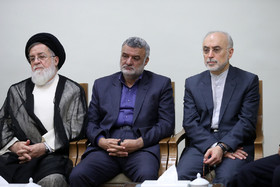 دیدار رئیس‌جمهور و اعضای هیئت دولت با مقام معظم رهبری