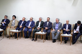 دیدار رئیس‌جمهور و اعضای هیئت دولت با مقام معظم رهبری