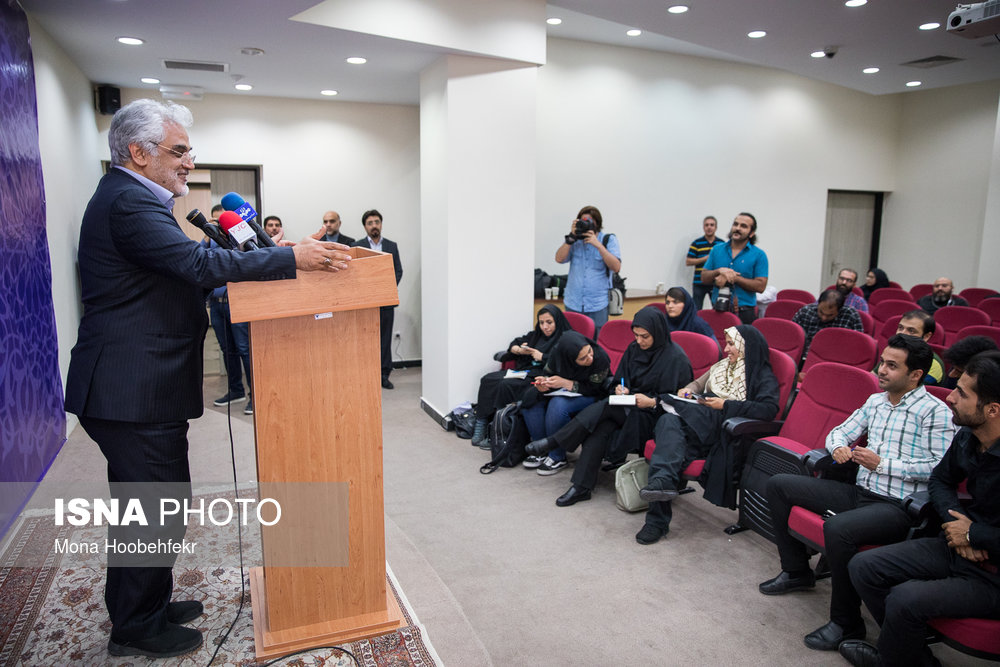 نشست خبری محمدمهدی طهرانچی، سرپرست جدید دانشگاه آزاد، بعد از مراسم معارفه