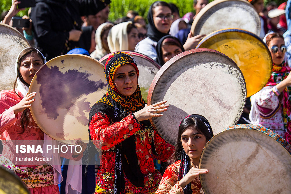 کارنوال دف نوازی در سنندج