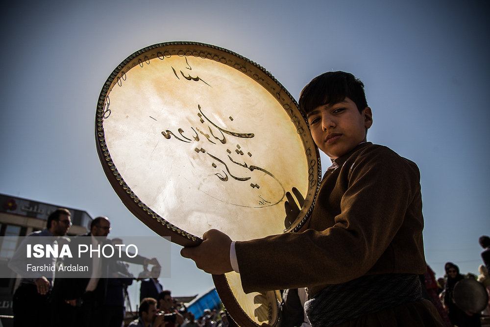 کارنوال دف نوازی در سنندج