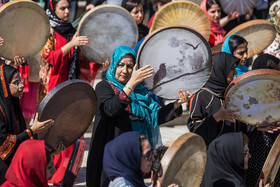 کارنوال دف نوازی در سنندج