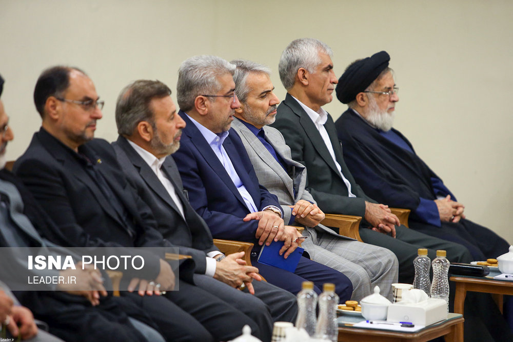 دیدار رئیس‌جمهور و اعضای هیأت دولت با مقام معظم رهبری