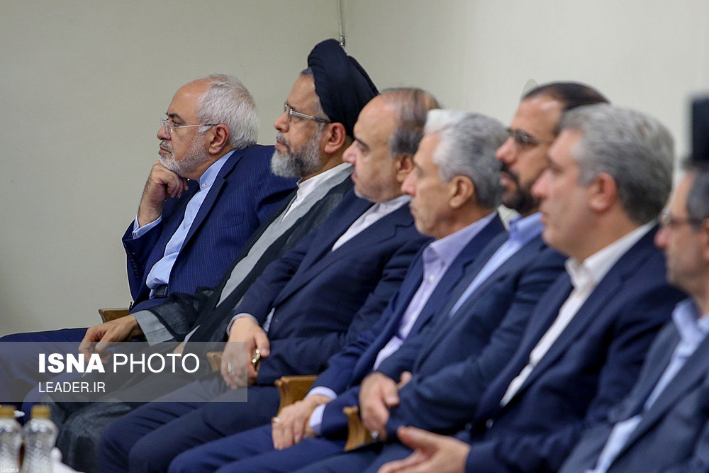 دیدار رئیس‌جمهور و اعضای هیأت دولت با مقام معظم رهبری