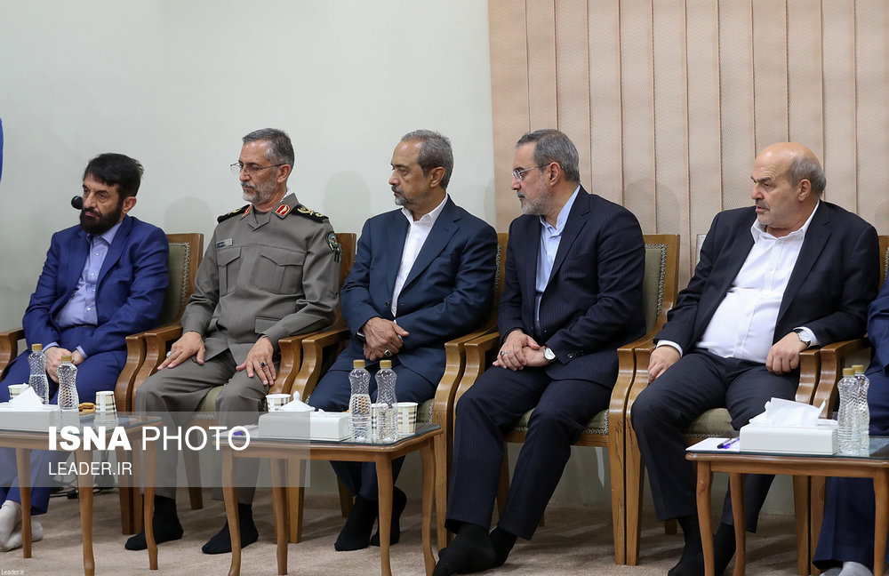 دیدار رئیس‌جمهور و اعضای هیأت دولت با مقام معظم رهبری