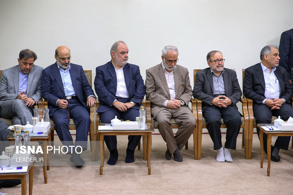 دیدار رئیس‌جمهور و اعضای هیأت دولت با مقام معظم رهبری