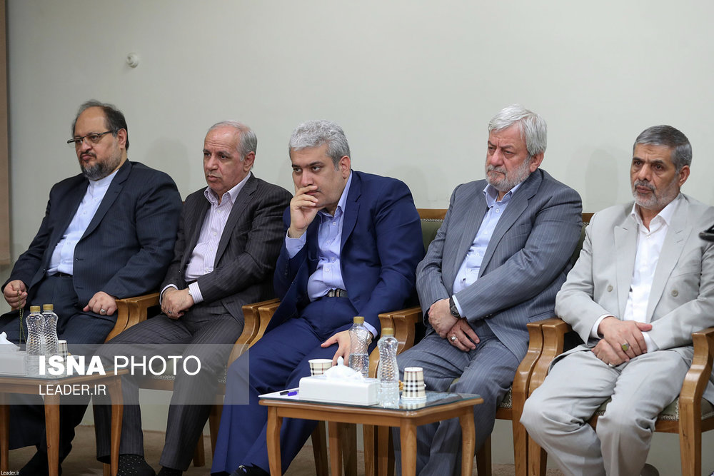 دیدار رئیس‌جمهور و اعضای هیأت دولت با مقام معظم رهبری