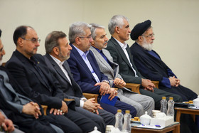 دیدار رئیس‌جمهور و اعضای هیأت دولت با مقام معظم رهبری