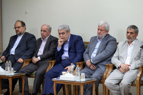 دیدار رئیس‌جمهور و اعضای هیأت دولت با مقام معظم رهبری