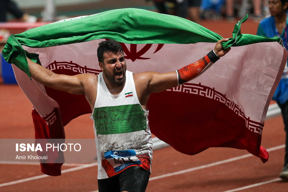 قهرمانی احسان حدادی در مسابقات پرتاب دیسک هجدهمین دوره بازی‌های آسیایی ۲۰۱۸