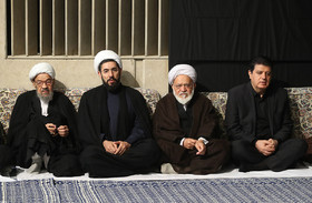 مراسم عزاداری شب عاشورای حسینی  در حسینیه امام خمینی(ره)