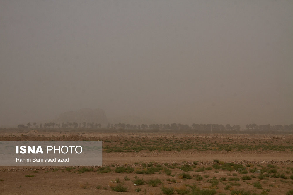 گرد و غبار و آلودگی هوای کرمان