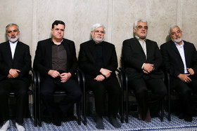دیدار هزاران نفر از دانش‌آموزان و دانشجویان با مقام معظم رهبری