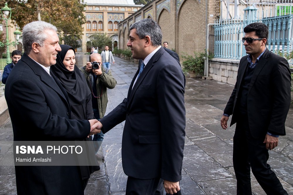 بازدید زوراب پولولیکا شویلی دبیرکل سازمان جهانی جهانگردی از کاخ گلستان