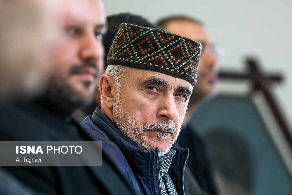 حضور عالیم قاسم‌اف در نشست خبری پروژه موسیقایی هفت پیکر