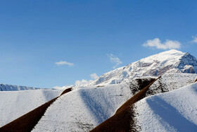 منظره‌های زمستانی جاده طالقان‎