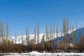 منظره‌های زمستانی جاده طالقان‎