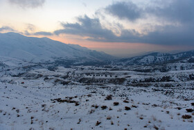 منظره‌های زمستانی جاده طالقان‎