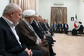 دیدار دبیرکل جنبش جهاد اسلامی فلسطین با مقام معظم رهبری