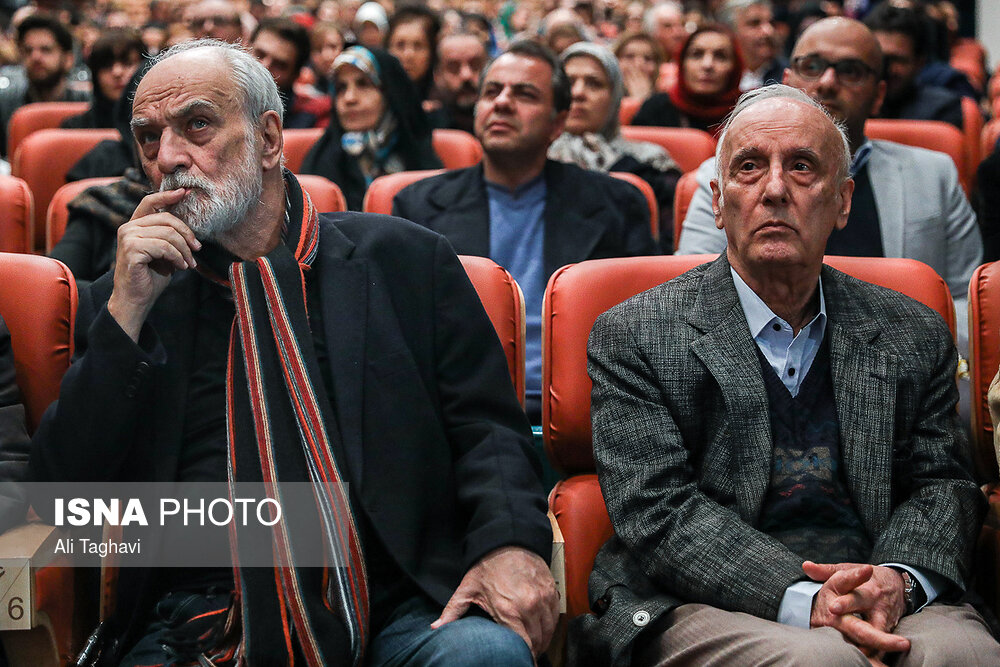 حضور جلال شباهنگی و آیدین آغداشلو  در مراسم بزرگداشت