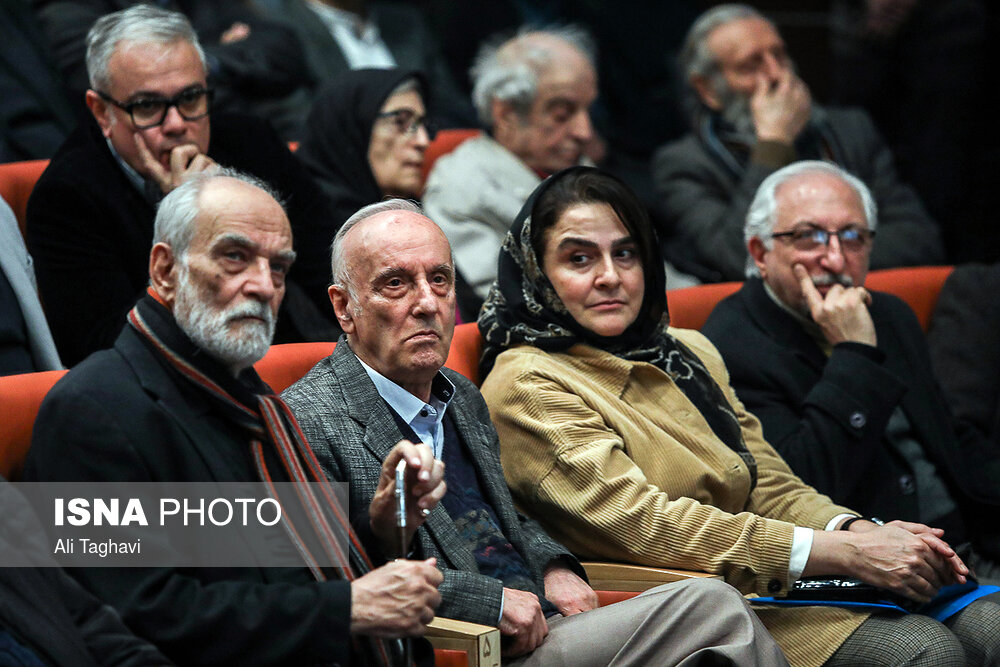 حضور جلال شباهنگی و آیدین آغداشلو  در مراسم بزرگداشت