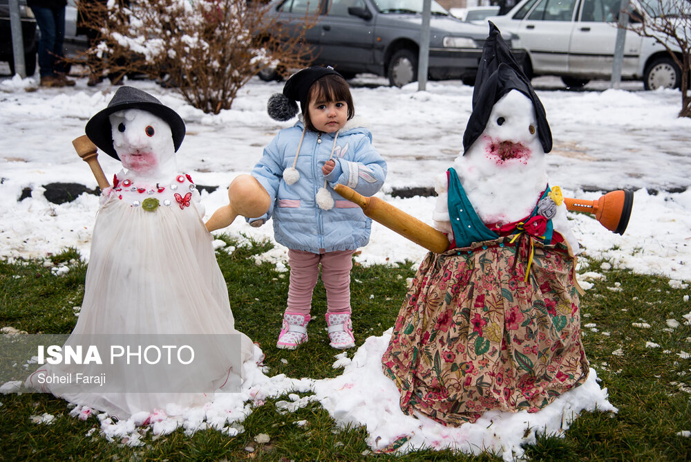 بارش برف زمستانی در ارومیه