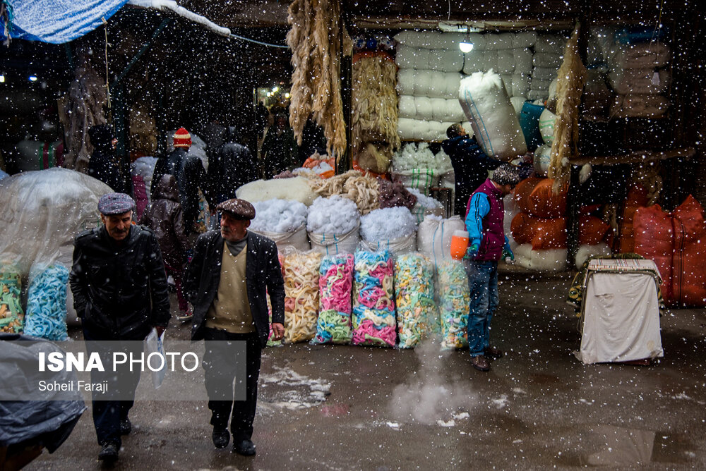 بارش برف زمستانی در ارومیه