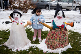 بارش برف زمستانی در ارومیه