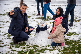 بارش برف زمستانی در ارومیه