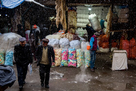 بارش برف زمستانی در ارومیه