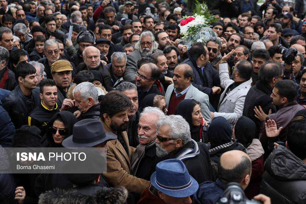 تشییع پیکر حسین محب‌اهری
