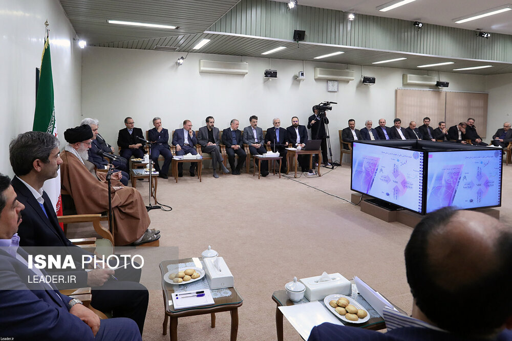 دیدار مسئولان و محققان ستاد توسعه علوم شناختی با مقام معظم رهبری
