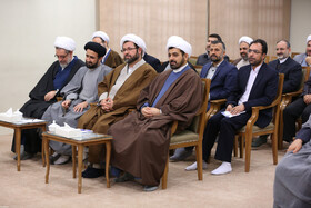 دیدار مسئولان دفتر تبلیغات اسلامی با مقام معظم رهبری
