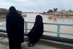 ورود آب به تالاب هیرمند