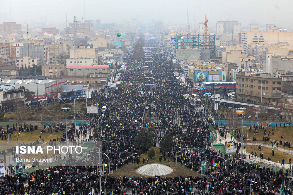 راهپیمایی ۲۲ بهمن در چهل سالگی انقلاب