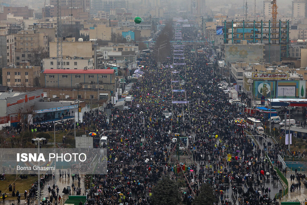 راهپیمایی ۲۲ بهمن در چهل سالگی انقلاب