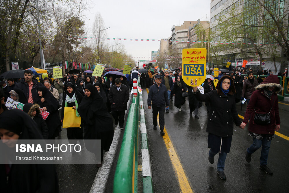 راهپیمایی ۲۲ بهمن در چهل سالگی انقلاب