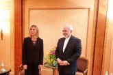 ظریف و موگرینی دیدار کردند/ گفتگو درباره برجام و مسائل منطقه‌ای
