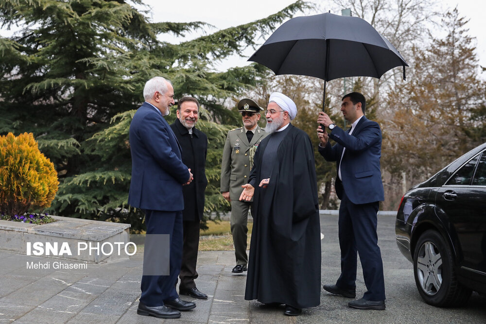 مراسم استقبال رسمی روحانی از نخست وزیر ارمنستان