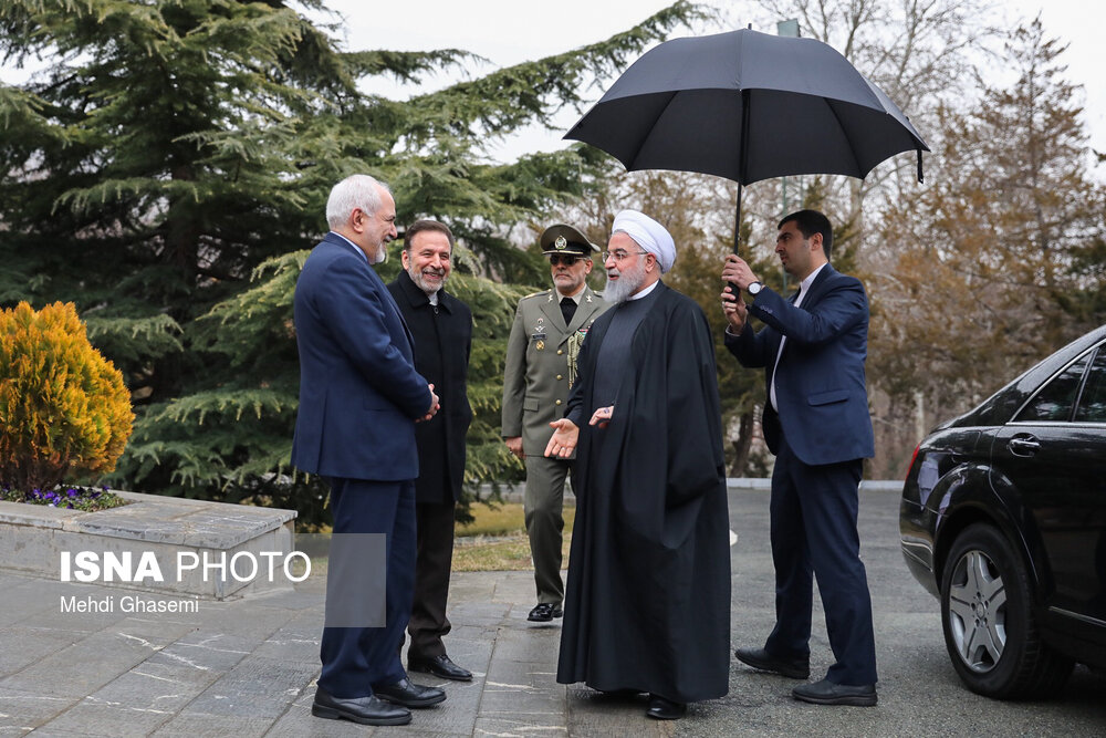 مراسم استقبال رسمی روحانی از نخست وزیر ارمنستان