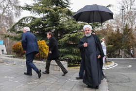 مراسم استقبال رسمی روحانی از نخست وزیر ارمنستان