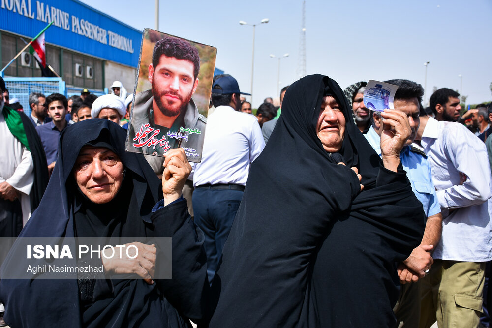 مراسم استقبال از ۱۱۵ شهید دوران دفاع مقدس - خرمشهر