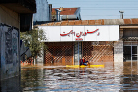 سیل در «آق‌قلا»