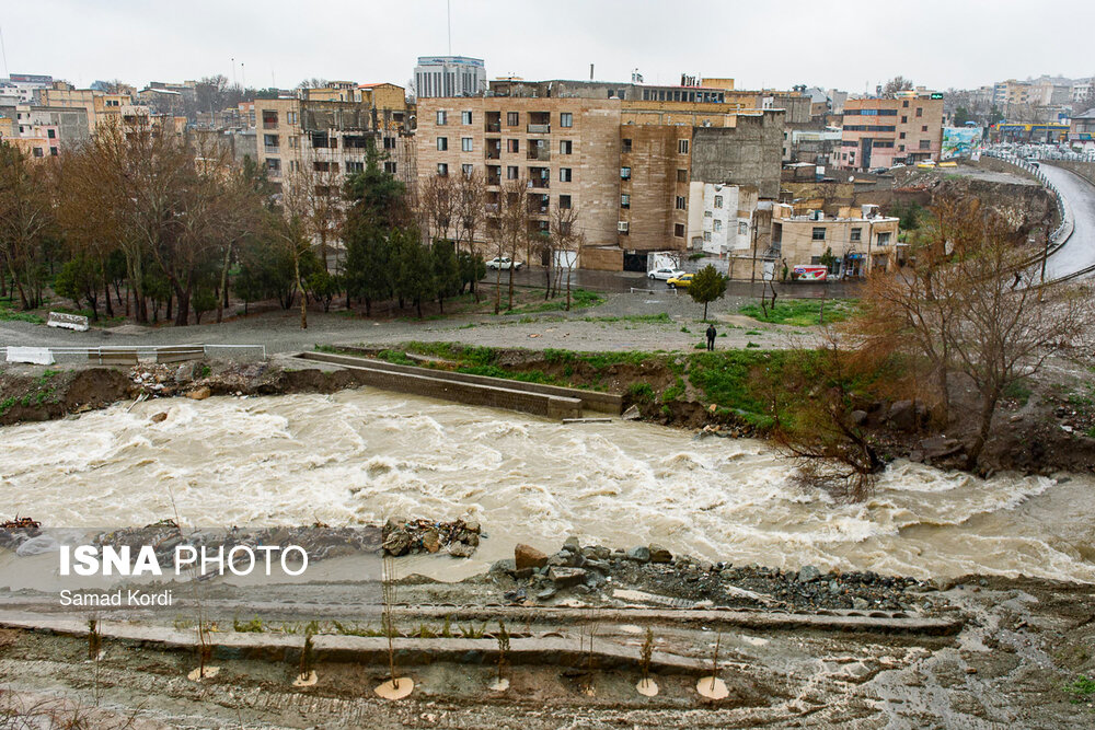 سیل و آبگرفتگی معابر در البرز