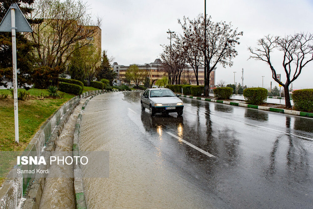 سیل و آبگرفتگی معابر در البرز