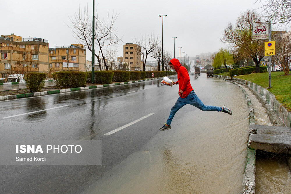 سیل و آبگرفتگی معابر در البرز