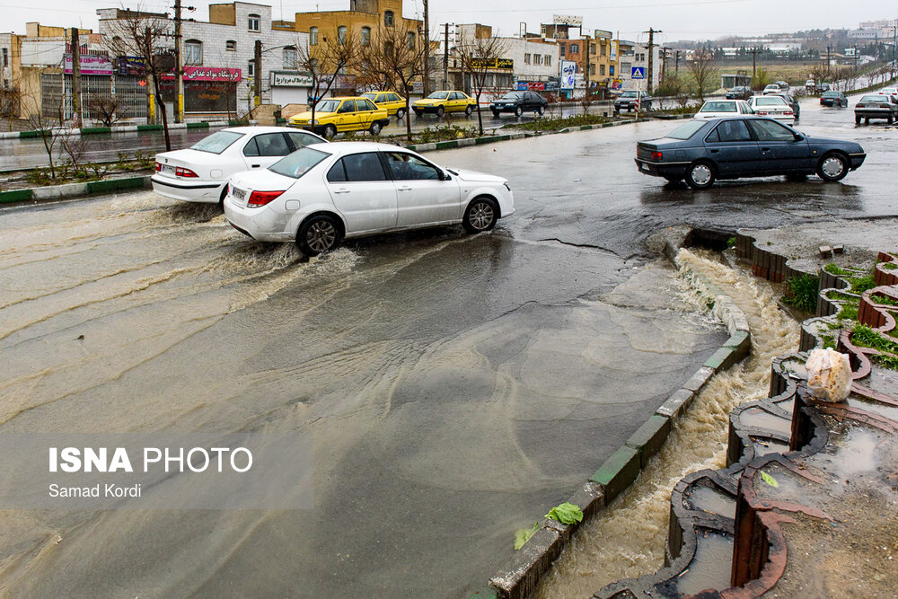 سیل و آبگرفتگی معابر در البرز