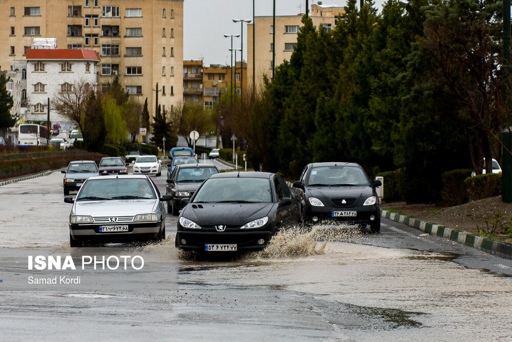 سیل و آبگرفتگی معابر در البرز