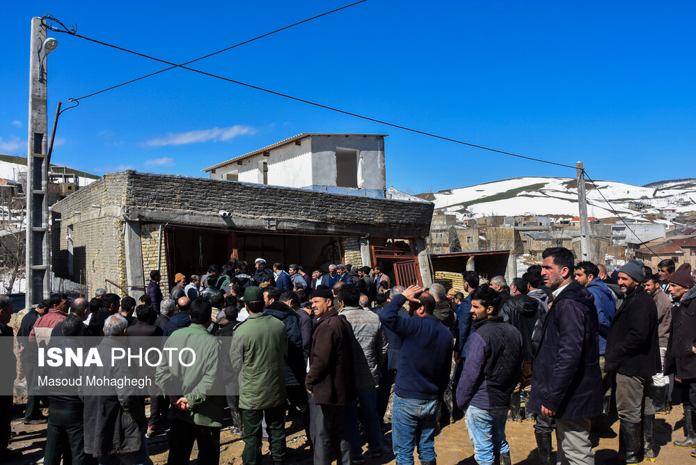 خسارت رانش زمین به ۱۲۰ خانه روستای حسین آباد کالپوش شهرستان میامی - سمنان